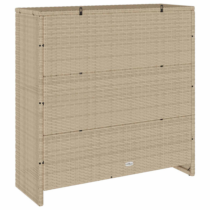 Dulap de depozitare cu raft cu ușă Bej 100 x 36 x 102 cm Ratan - WALTI WALTI