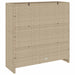 Dulap de depozitare cu raft cu ușă Bej 100 x 36 x 102 cm Ratan - WALTI WALTI