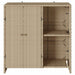 Dulap de depozitare cu raft cu ușă Bej 100 x 36 x 102 cm Ratan - WALTI WALTI