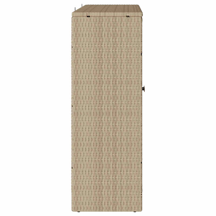 Dulap de depozitare cu raft cu ușă Bej 100 x 36 x 102 cm Ratan - WALTI WALTI