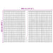 Gard din scoarță de copac Maro 400 x 125cm Cortex - WALTI WALTI