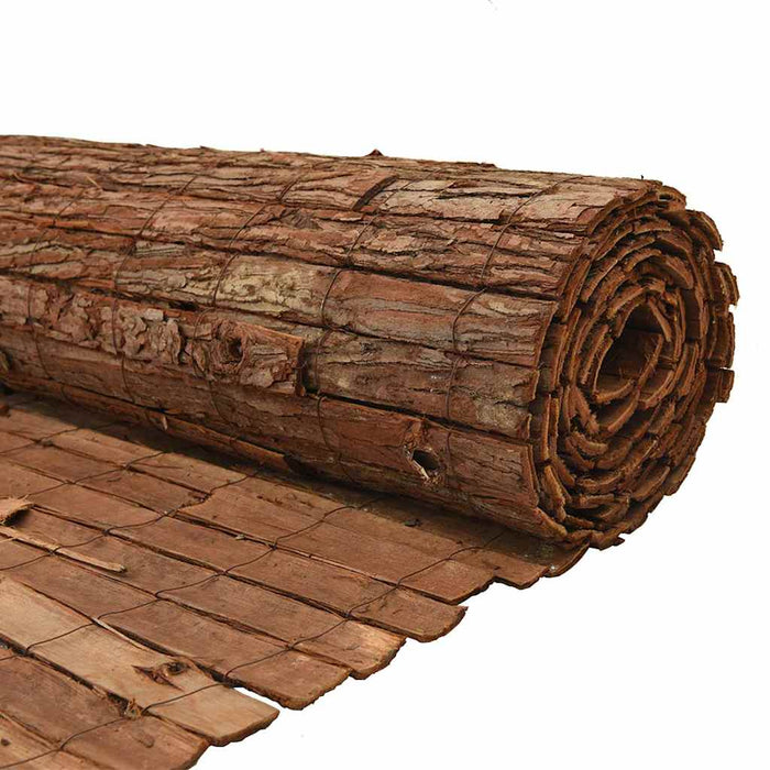 Gard din scoarță de copac Maro 600 x 125 cm Cortex - WALTI WALTI