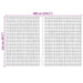 Gard din scoarță de copac Maro 600 x 125 cm Cortex - WALTI WALTI