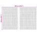 Gard din scoarță de copac Maro 600 x 150 cm Cortex - WALTI WALTI