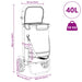 Carucior de cumpărături Gri 36,5 x 46,5 x 100,5 cm - WALTI WALTI