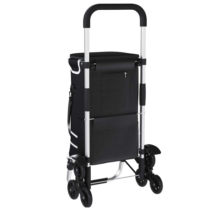 Carucior de cumpărături Negru 47 x 39 x 100,5 cm Tafeta Oxford WALTI