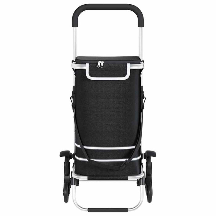 Carucior de cumpărături Negru 47 x 39 x 100,5 cm Tafeta Oxford WALTI