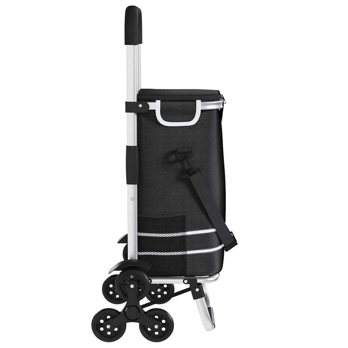 Carucior de cumpărături Negru 47 x 39 x 100,5 cm Tafeta Oxford WALTI