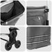 Carucior de cumpărături Gri 47 x 39 x 100,5 cm Tafeta Oxford - WALTI WALTI