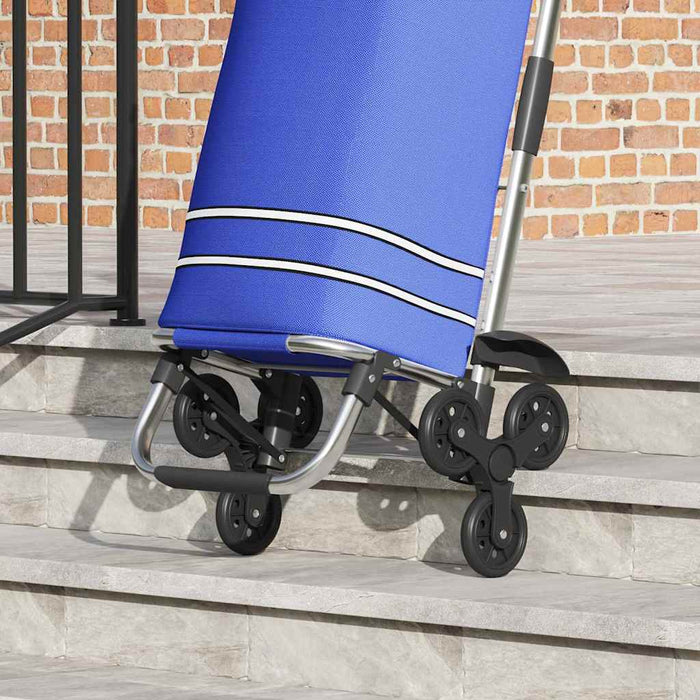 Carucior de cumpărături albastru 47 x 39 x 100,5 cm WALTI