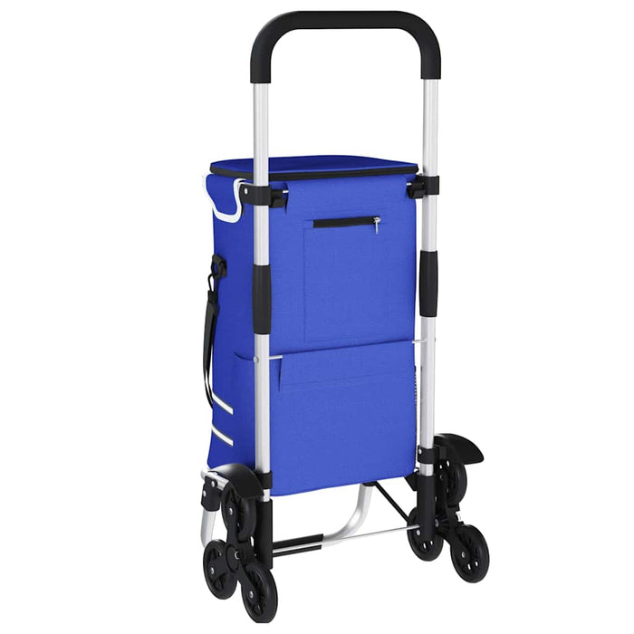 Carucior de cumpărături albastru 47 x 39 x 100,5 cm WALTI