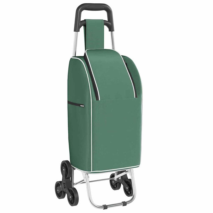 Carucior de cumpărături Verde 39,5 x 33 x 93 cm Tafeta Oxford WALTI
