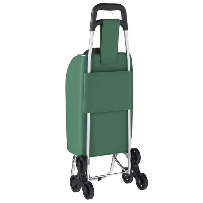 Carucior de cumpărături Verde 39,5 x 33 x 93 cm Tafeta Oxford WALTI