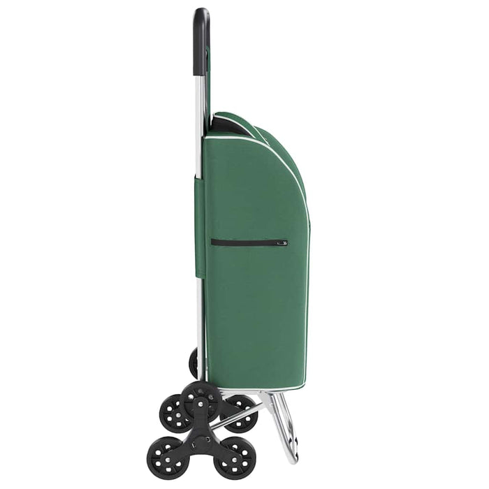 Carucior de cumpărături Verde 39,5 x 33 x 93 cm Tafeta Oxford WALTI