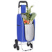 Carucior de cumpărături albastru 39,5 x 33 x 93 cm - WALTI WALTI