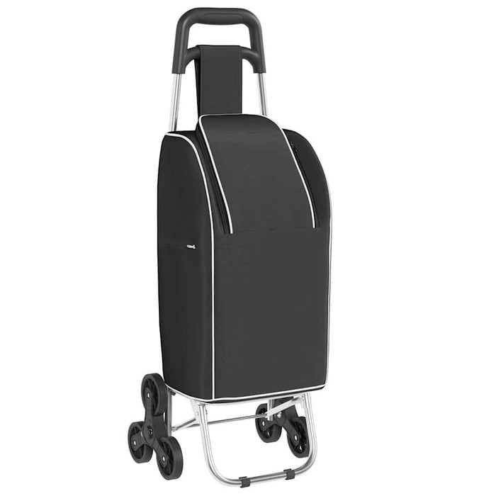 Carucior de cumpărături Negru 39,5 x 33 x 93 cm Tafeta Oxford WALTI