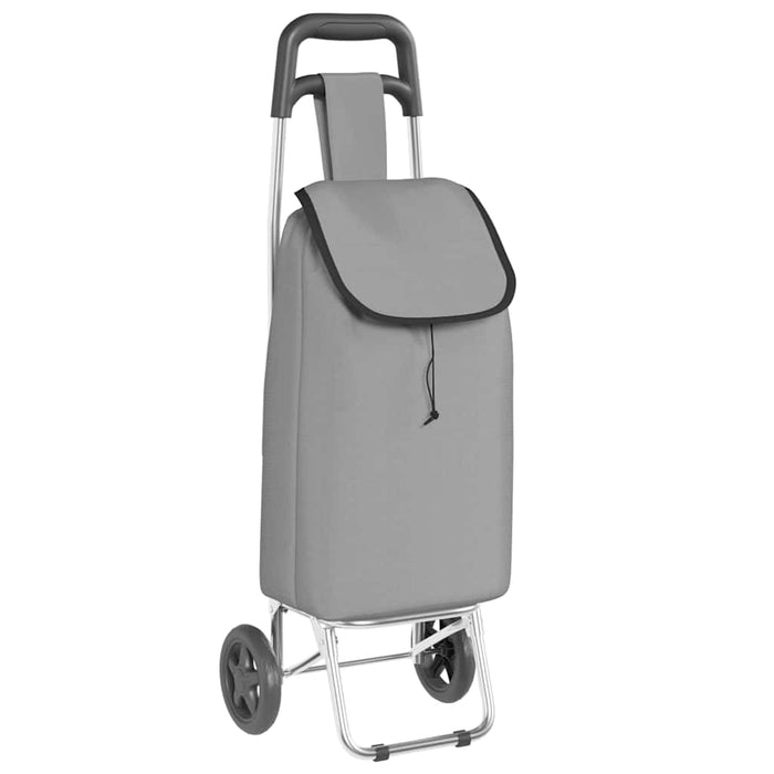 Carucior de cumpărături Gri 35 x 28 x 92 cm Tafeta Oxford - WALTI WALTI