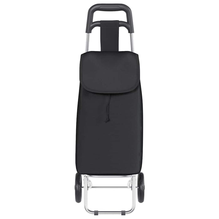 Carucior de cumpărături Negru 35 x 28 x 92 cm Tafeta Oxford - WALTI WALTI