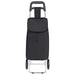 Carucior de cumpărături Negru 35 x 28 x 92 cm Tafeta Oxford - WALTI WALTI