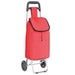 Carucior de cumpărături Roșu 35 x 28 x 92 cm Tafeta Oxford - WALTI WALTI