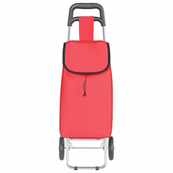 Carucior de cumpărături Roșu 35 x 28 x 92 cm Tafeta Oxford - WALTI WALTI