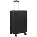 Valiză cu blocare Negru 34 x 23 x 55.5 cm Plastic ABS - WALTI WALTI
