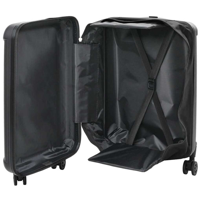 Valiză cu blocare Negru 34 x 23 x 55.5 cm Plastic ABS - WALTI WALTI