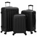 Valiză cu blocare 3 pcs Negru 50 x 31 x 78 cm Plastic ABS - WALTI WALTI