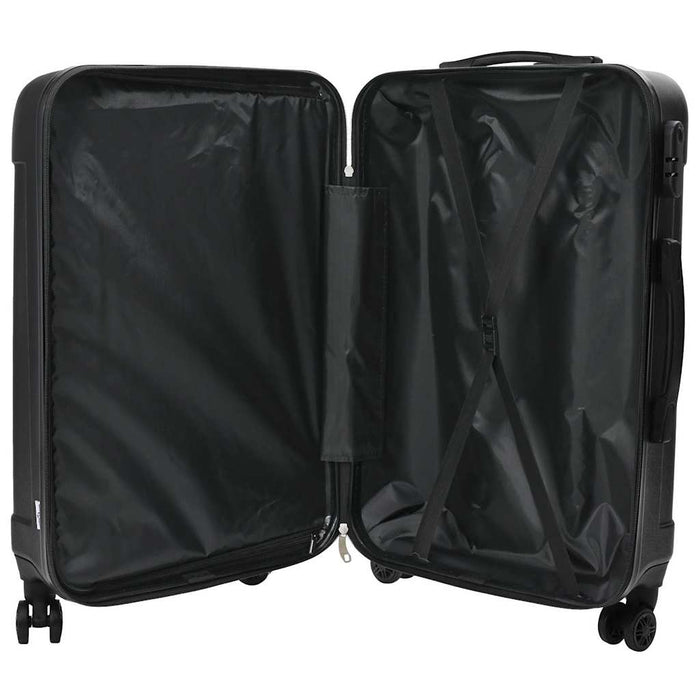 Valiză cu blocare 3 pcs Negru 50 x 31 x 78 cm Plastic ABS - WALTI WALTI