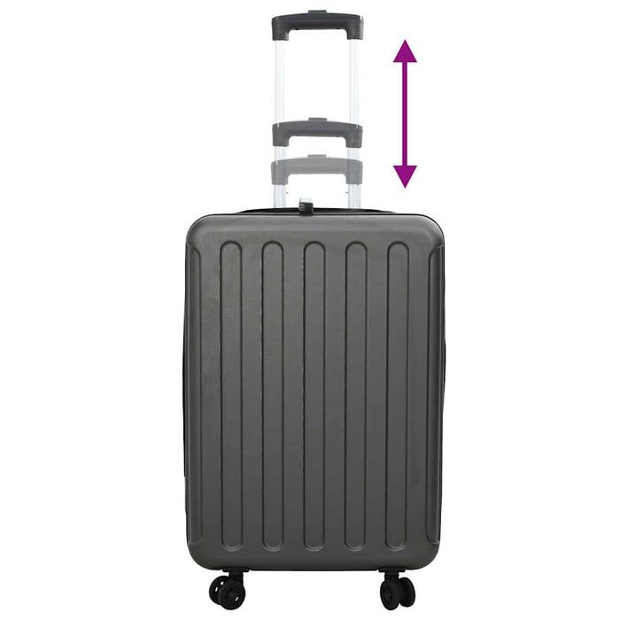 Valiză cu blocare Gri închis 43 x 27 x 66 cm Plastic ABS - WALTI WALTI