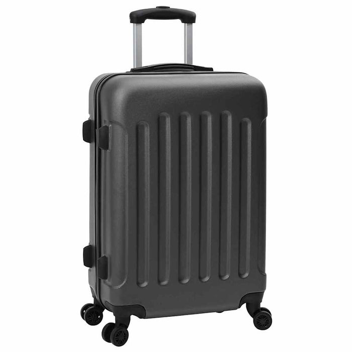 Valiză cu blocare 3 pcs Gri închis 50 x 31 x 78 cm Plastic ABS - WALTI WALTI