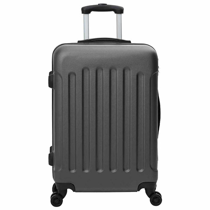Valiză cu blocare 3 pcs Gri închis 50 x 31 x 78 cm Plastic ABS - WALTI WALTI