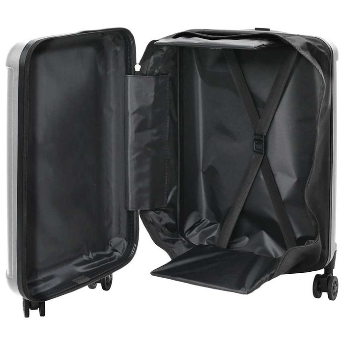 Valiză cu blocare Argintiu 34 x 23 x 55.5 cm Plastic ABS - WALTI WALTI