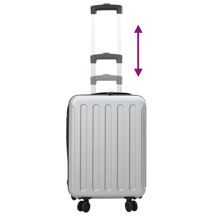 Valiză cu blocare Argintiu 34 x 23 x 55.5 cm Plastic ABS - WALTI WALTI