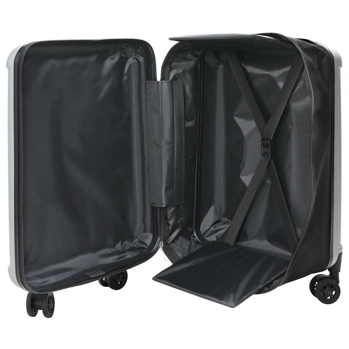Valiză cu blocare Argintiu 43 x 27 x 66 cm Plastic ABS - WALTI WALTI
