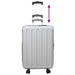 Valiză cu blocare Argintiu 43 x 27 x 66 cm Plastic ABS - WALTI WALTI