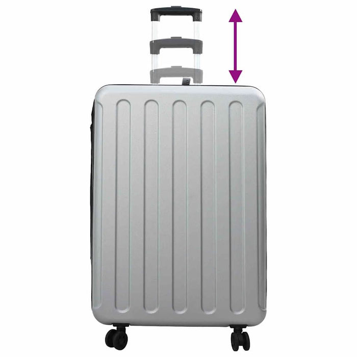 Valiză cu blocare Argintiu 50 x 30 x 76 cm Plastic ABS - WALTI WALTI