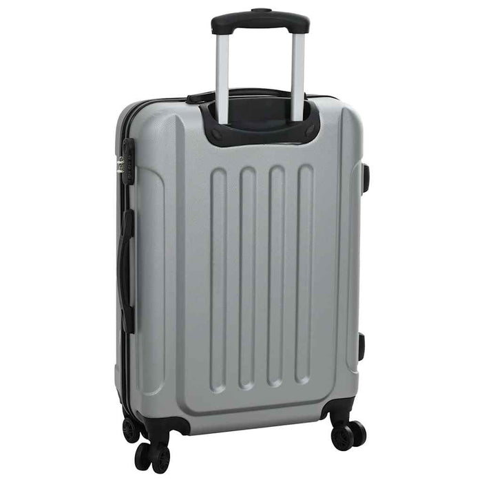Valiză cu blocare 3 pcs Argintiu 50 x 31 x 78 cm Plastic ABS - WALTI WALTI