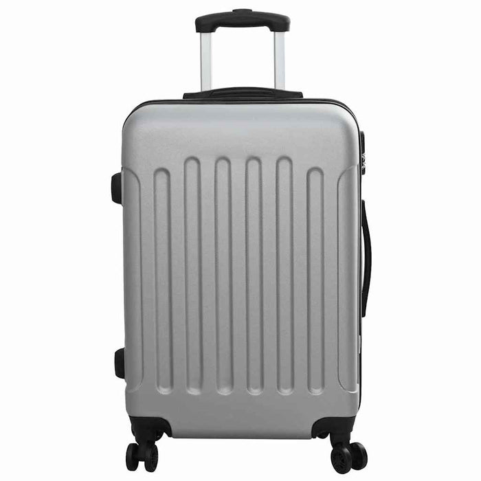 Valiză cu blocare 3 pcs Argintiu 50 x 31 x 78 cm Plastic ABS - WALTI WALTI