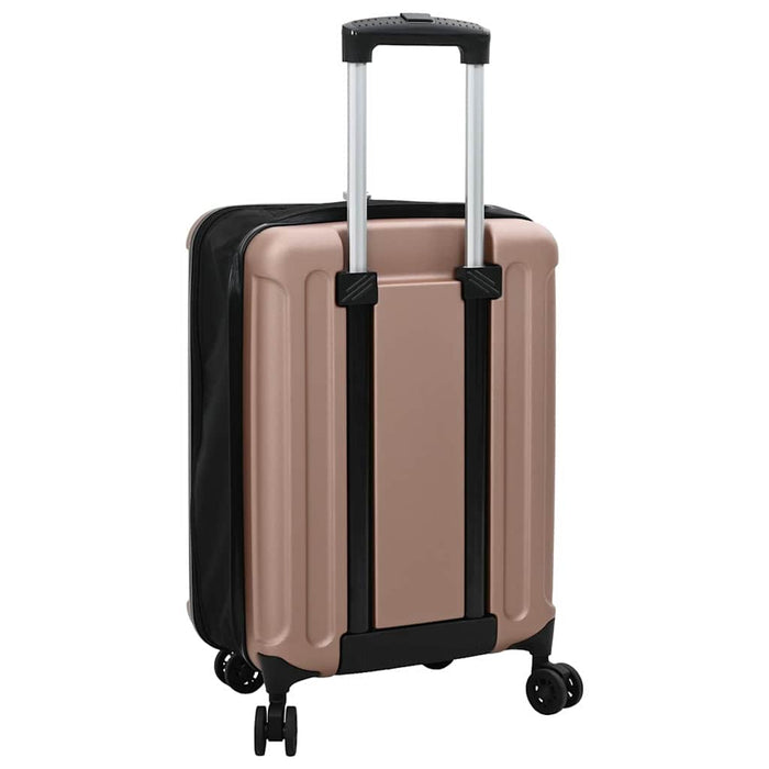 Valiză cu blocare roz auriu 34 x 23 x 55.5 cm Plastic ABS - WALTI WALTI