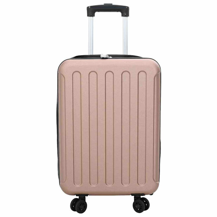 Valiză cu blocare roz auriu 34 x 23 x 55.5 cm Plastic ABS - WALTI WALTI