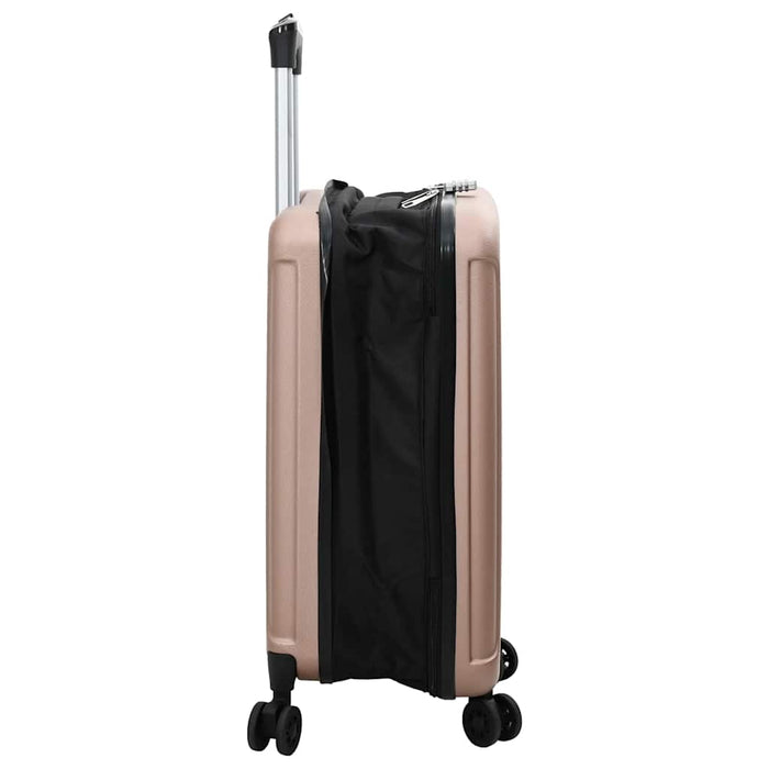 Valiză cu blocare roz auriu 34 x 23 x 55.5 cm Plastic ABS - WALTI WALTI
