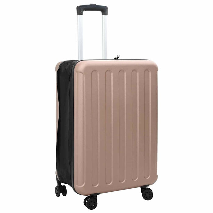 Valiză cu blocare roz auriu 43 x 27 x 66 cm Plastic ABS - WALTI WALTI