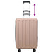 Valiză cu blocare roz auriu 43 x 27 x 66 cm Plastic ABS - WALTI WALTI