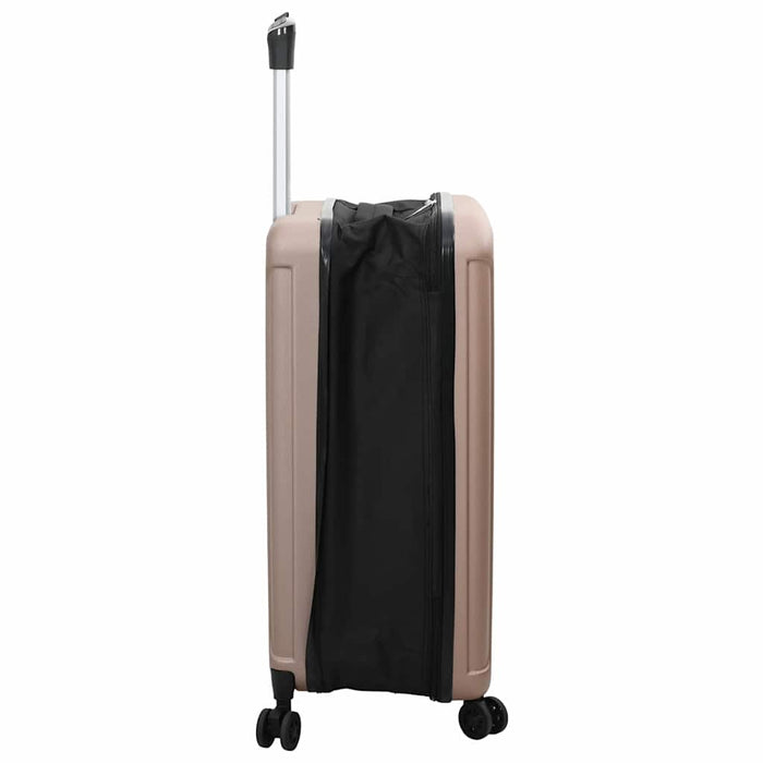 Valiză cu blocare roz auriu 43 x 27 x 66 cm Plastic ABS - WALTI WALTI
