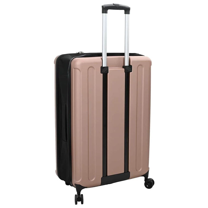 Valiză cu blocare roz auriu 50 x 30 x 76 cm Plastic ABS - WALTI WALTI