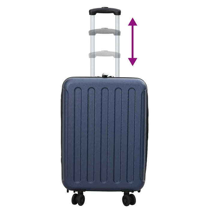 Valiză cu blocare Albastru închis 34 x 23 x 55.5 cm Plastic ABS - WALTI WALTI