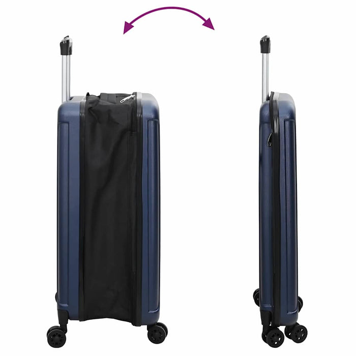 Valiză cu blocare Albastru închis 34 x 23 x 55.5 cm Plastic ABS - WALTI WALTI