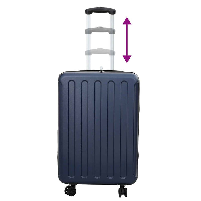 Valiză cu blocare Albastru închis 43 x 27 x 66 cm Plastic ABS - WALTI WALTI