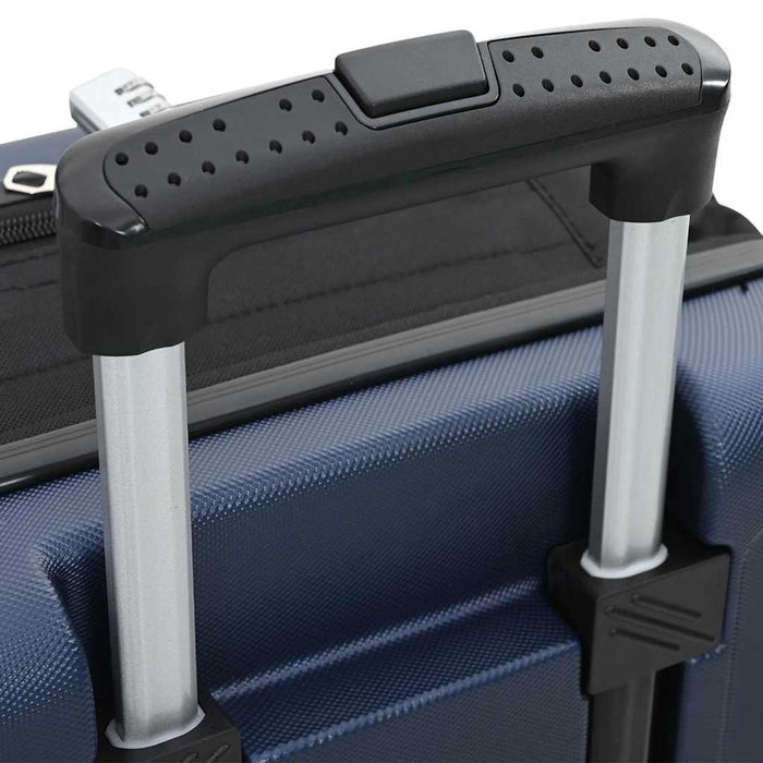 Valiză cu blocare Albastru închis 50 x 30 x 76 cm Plastic ABS - WALTI WALTI